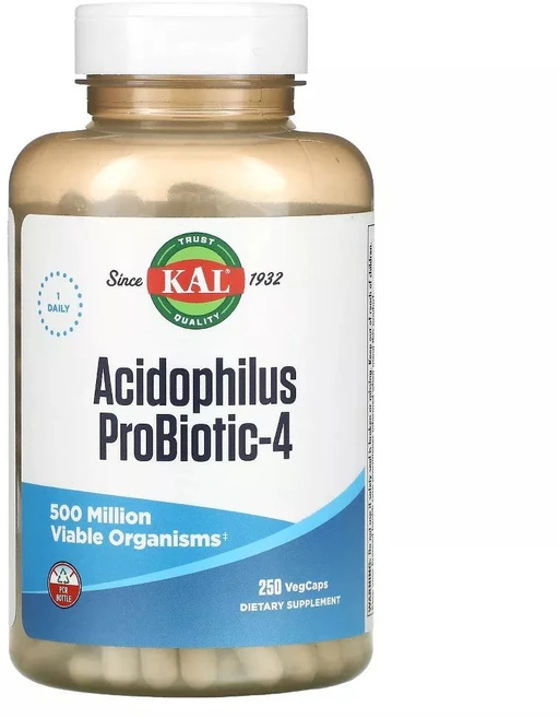 칼 애시도필러스 프로바이오틱스4 KAL Acidophilus Probiotic-4 250정, 1개 - 쿠팡
