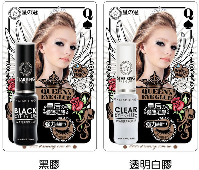 星之冠 皇后假睫毛膠, 透明, 1個