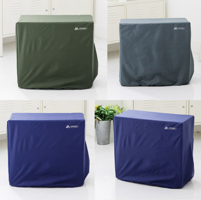 드림FX 에어컨 실외기커버 실외기덮개, A-1, 남색