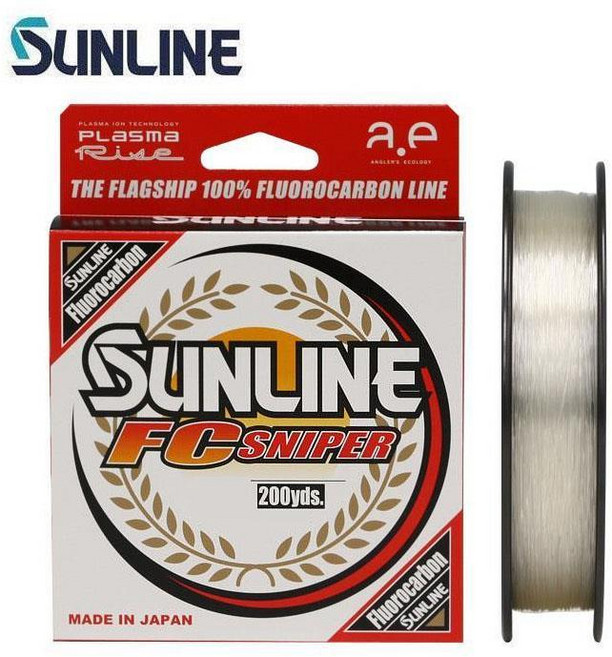 선라인 FC 스나이퍼 PR 플로로 카본 라인 낚시줄 183m(200yd)