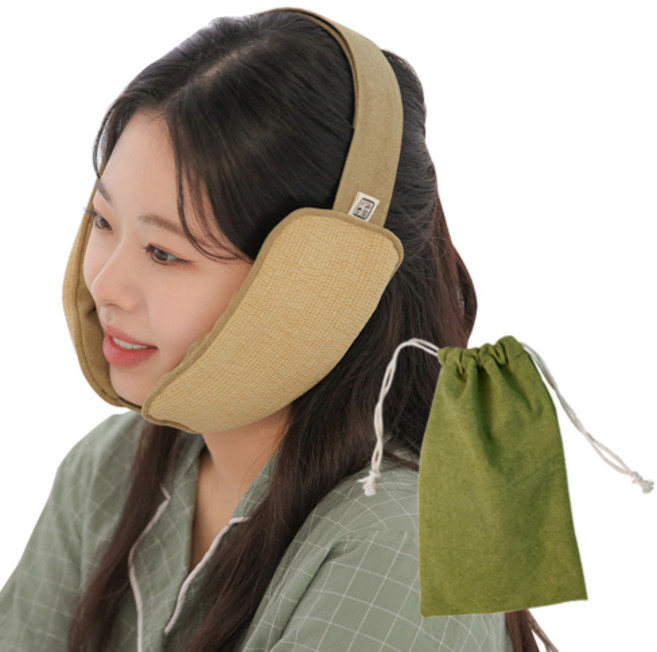 찜질백서 현미 턱 관절 찜질팩 + 보관주머니 냉온찜질팩, 1세트