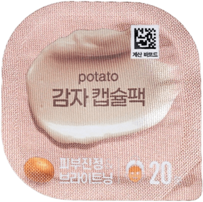 감자 캡슐팩, 1개, 1개입