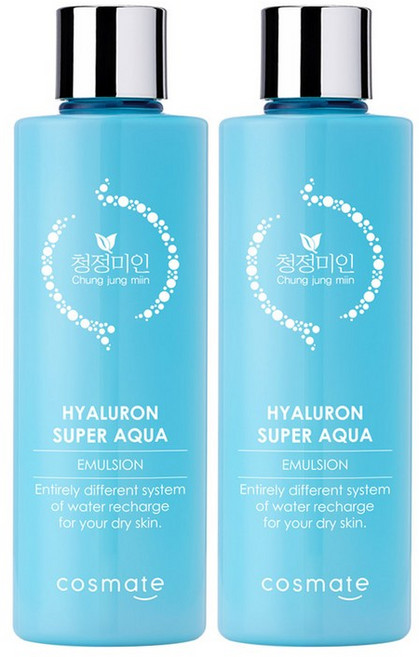청정미인 히아루론 수퍼 아쿠아 에멀전 300ml 2개