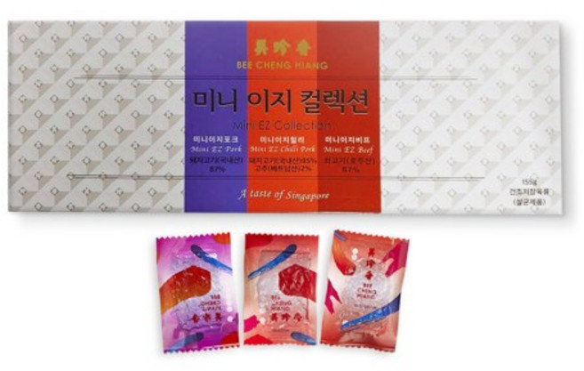 [비첸향] 미니이지컬렉션 (포크 75g+칠리포크 40g+비프 40g) [원산지:국산 호주산(경기도 시흥시)], 1개, 155g