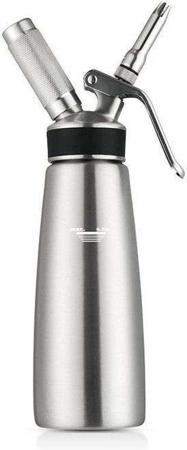 생크림 휘핑기 500ml 카페 스프레이건 디저트 거품기, 02.블랙 × 1개, 1개