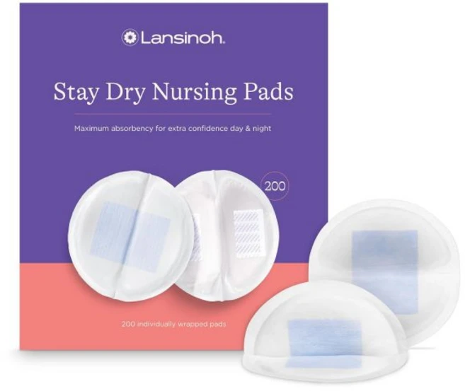 랜시노 스테이 드라이 일회용 유축 패드 부드럽고 초흡수성 가슴 모유수유 필수품 200개 미주 내수용, 200 Count - 쿠팡