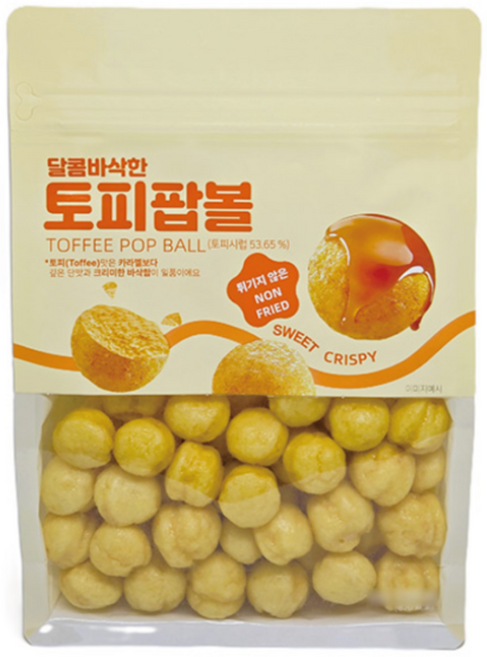 토피팝볼 대용량 편의점 과자 20개 1박스, 138g