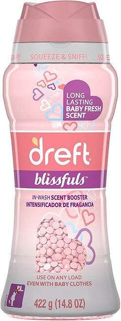 미국 드레프트 향기지속제 베이비 프레쉬 아기향/Dreft Blissfuls Baby Fresh Scent In-Wash Scent Booster Beads, 1개