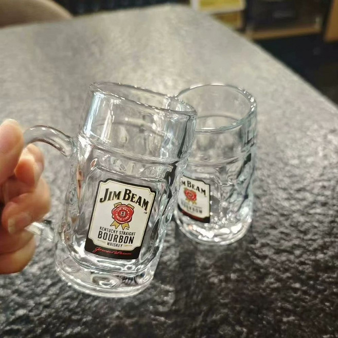 짐빔 버번 위스키 375ml 잔 하이볼, B. 미니 짐빔 컵 2개
