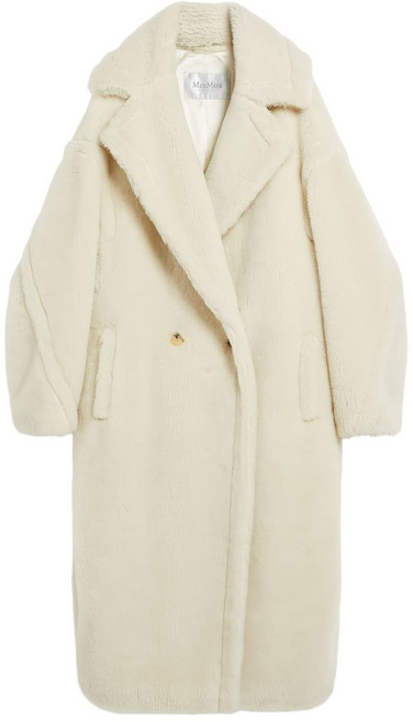 막스마라 테디 베어 아이콘 더블 브레스티드 코트