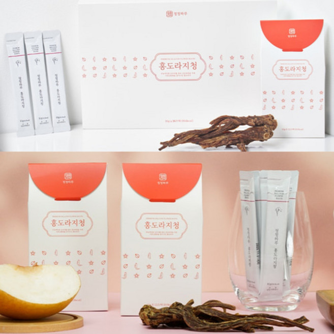 청정하루 홍도라지청 스틱 10g 36포 배도라지청 도라지즙, 2개, 36개입