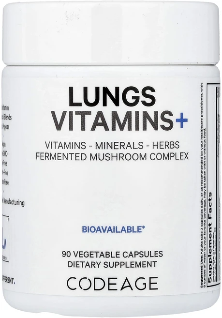 코드에이지 비타민 렁 미네랄 허브 캡슐 90정 - 쿠팡