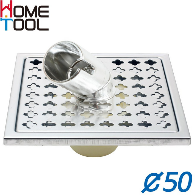 해리 스텐 유가 200mm 하수구트랩 욕실 바닥 배수구트랩 육가, 1개