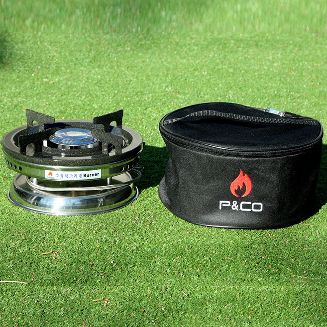 피엔코 고화력 그리들 버너 액출버너 이소가스 부탄가스 차박 낚시 캠핑, 1개