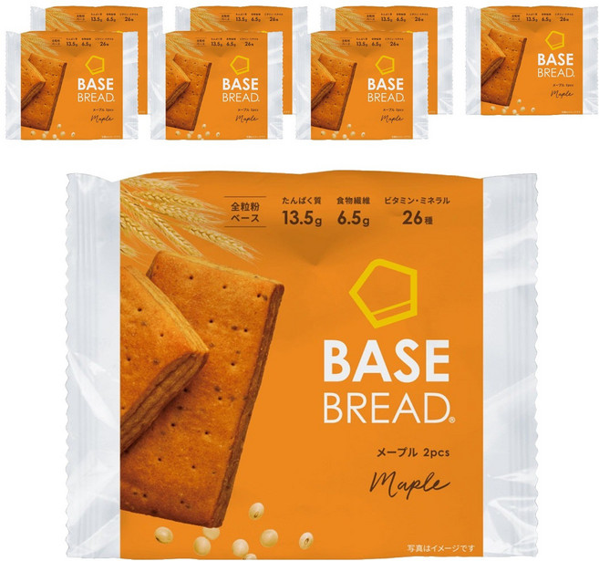 베이스푸드 베이스 브레드 메이플 2개입 390g, 8개