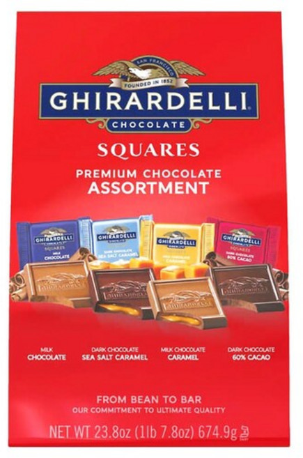 ghirardelli 미국 코스트코 기라델리 각종 프리미엄 초콜릿 674.9g Squares, 1개