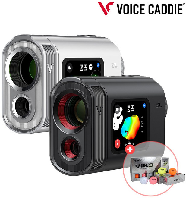 [골프공 증정] 보이스캐디 SL mini 미니 레이저 거리측정기, SL MINI_블랙