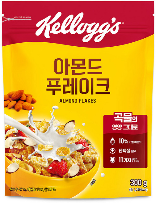 켈로그 아몬드 푸레이크, 300g, 13개
