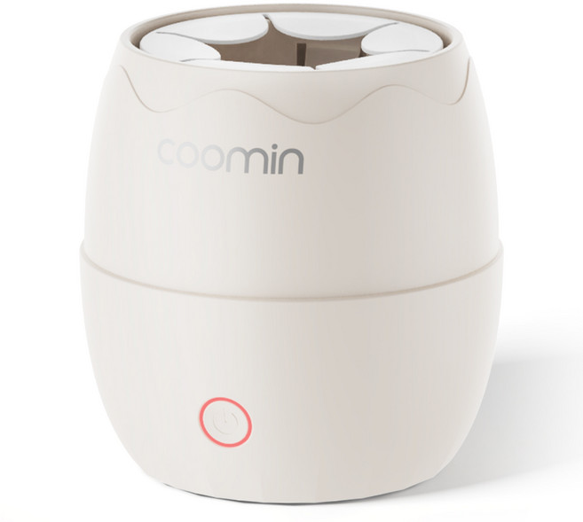 coomin 전동 분유 쉐이커 초소음 분유믹서기 뭉침없이 거품없는 분유제조기 충전식 휴대용, 화이트