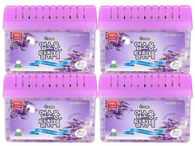 산도깨비 업소용탈취제 신제품 초대용량550g -4개묶음) /무료배송, (업소용탈취제-라벤더향550g-4개), 550g, 4개