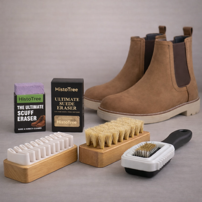 히스트 스웨이드 브러쉬 클리너 세트 어그 지우개 솔, 1세트, 스웨이드관리 5종