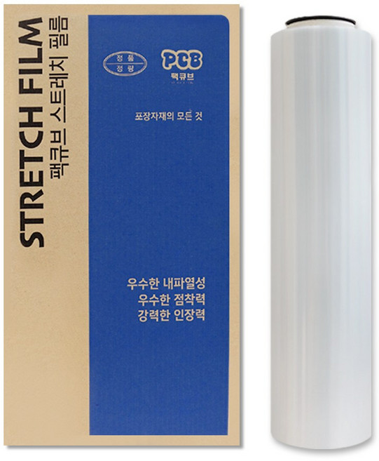 팩큐브 스트레치필름 공업용랩 화물 포장용 P20-1 기계용, 1개
