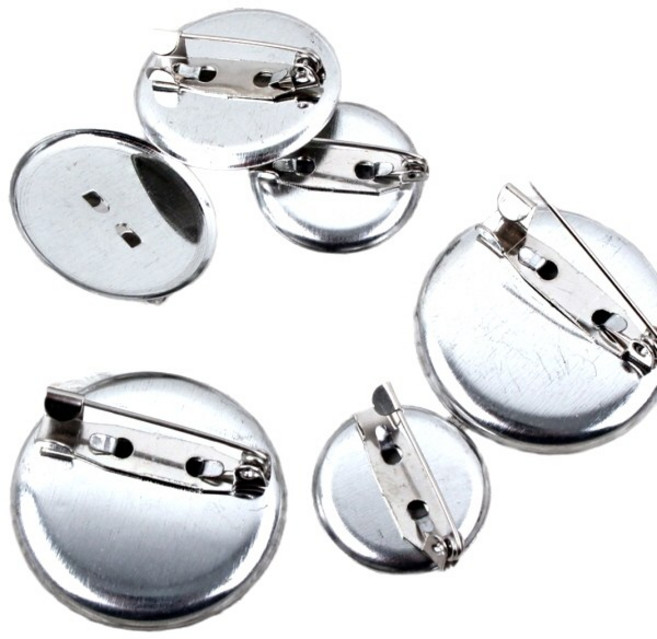 [어반굿즈] 원판핀 브로치핀 옷핀 리본 공예 부자재 코사지핀 20mm 30P, 실버, 30개