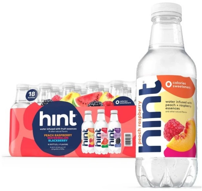 Hint Flavored Water Variety Pack 힌트 워터 16온스 18개입 1박스 제로슈가 제로칼로리, 18개, 474ml - 쿠팡