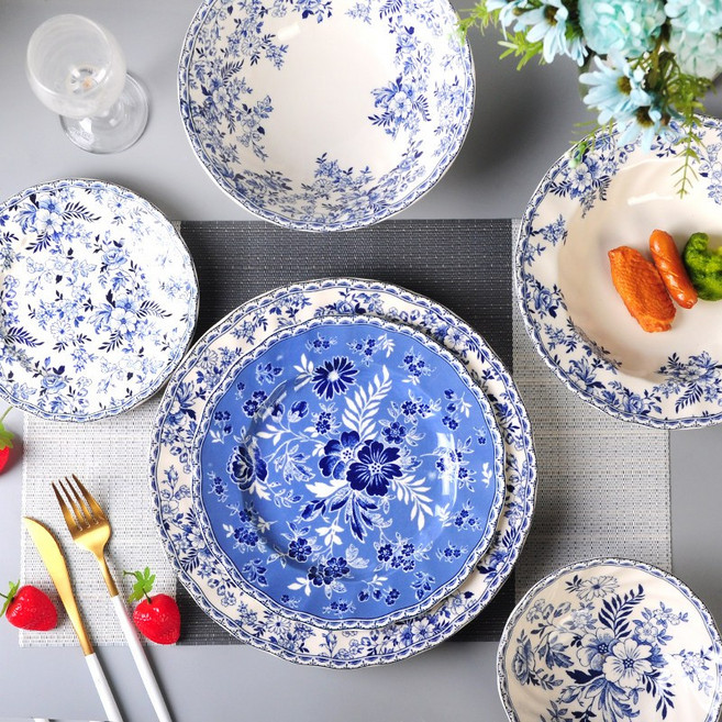 영국수출 존슨브라더스 식기세트 그릇세트 파스타그릇, 혼합, 10.5인치+8인치볼+8인치접시+7인치+8인치볼+6인치, 1개