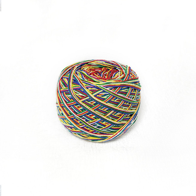 오색실(얇은실) 오방실 실타래 법당 사찰 행사용품 불교용품 합장주, 단품, 1개