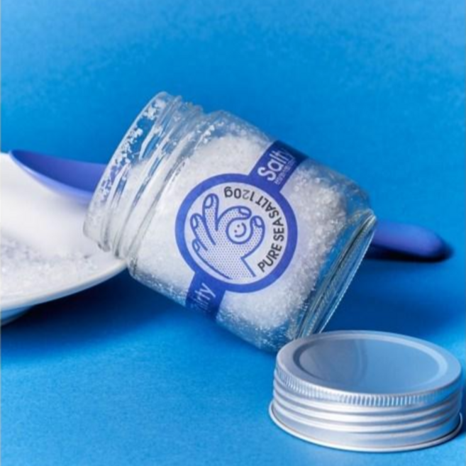 써티솔티 퓨어씨솔트 천일염 갈아먹는 프리미엄 특허 소금 솔섬식품, 가는소금, 1개, 120g