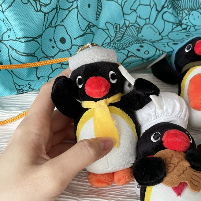 (정품) 핑구인더시티 비지니스 핑구 인형 키링