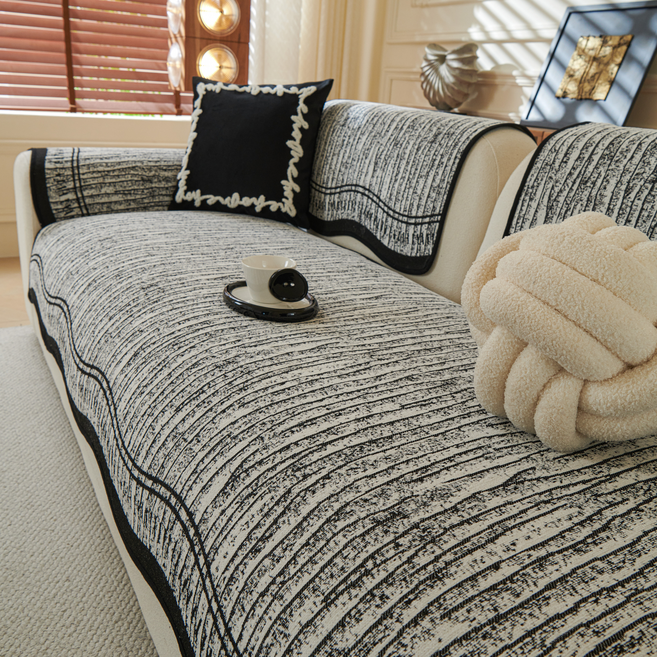 Olivet 누빔 셰니얼 쇼파패드 부드러운 논슬립 사계절 공용