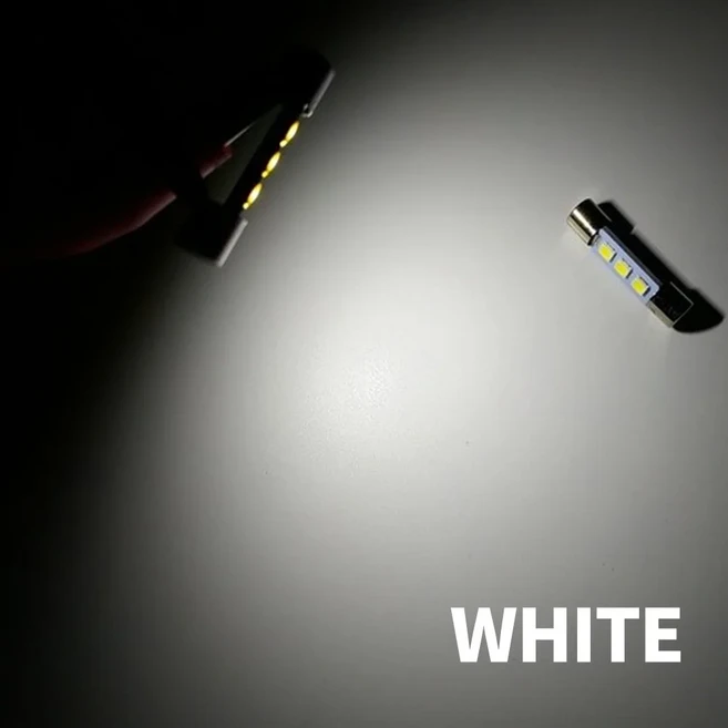 10PCS AC 8V LED 퓨즈 램프 백열 전구 교체 8V 250mA Marantz Sansui Kenwood Yamaha 빈티지 스테레오 오디, 02 White, 01 31mm