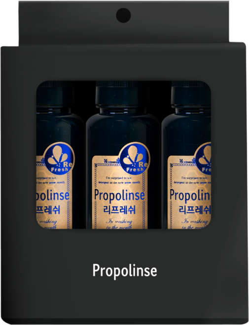 프로폴리스 입냄새제거제 리프레쉬 가글 구취제거제, 3개, 150ml