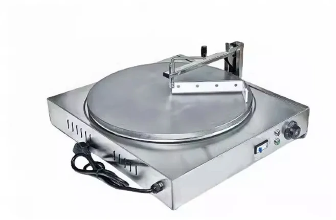 상업용 가스 회전 크레페 및 기계 논스틱 자동 팬케이크 메이커 제작, 01 50cm electric, 1개