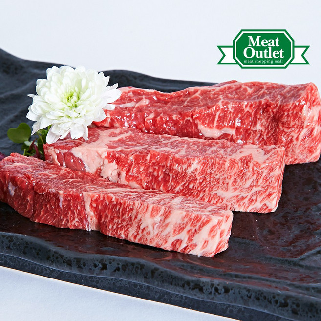 미트아울렛 숙성 냉장 꽃갈비살(갈비본살) 블랙앵거스 초이스급(스테이크20mm) 500g 미국산, 1개