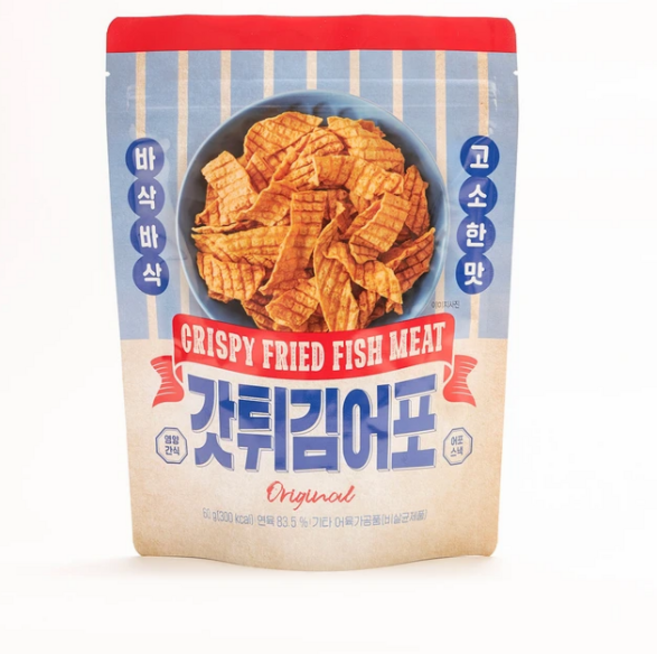 갓 튀김 어포 900g(60g 15P), 15개, 60g