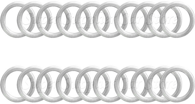 아우디 엔진 오일 팬 스크류 개스킷 와셔 N0138157 VW M14 크러시 드레인 플러그 14X20X1.5mm 용 5 10, 한개옵션2, 03 20 PCS