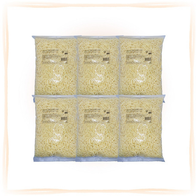 썬리취 디오 S100 모짜렐라 피자치즈 자연100 PA 2.5kg 냉장, 6개