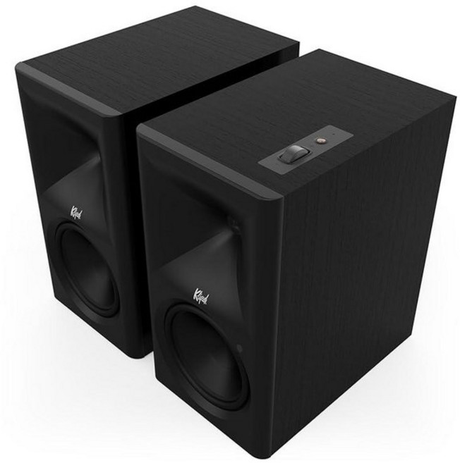 Klipsch The Sevens II Dolby Atmos 6.5\" Powered Speakers Walnut (Pair), Ebony