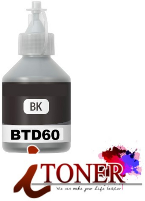 iTONER BTD-60/BT5000 副廠墨水 適用於T310/510W/T810W/T910DW/T4000/T4500DW, 藍色, 1個