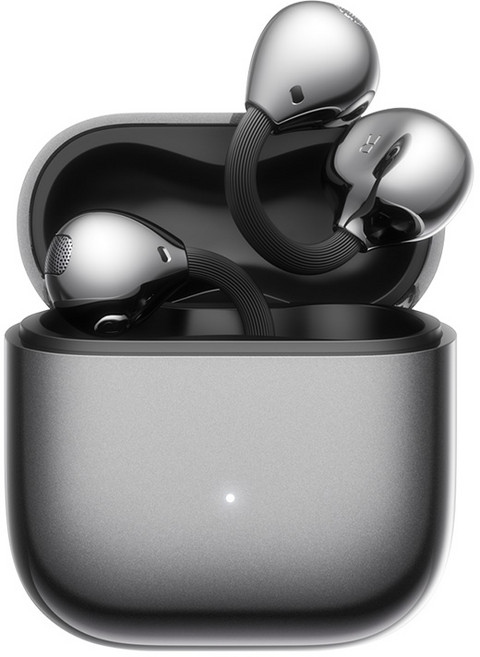 SOULBOOM 오픈형 블루투스 이어폰 클립형 고음질 무선 이어폰 c타입 초경량 귀맞춤 디자인, 실버 블랙, M169