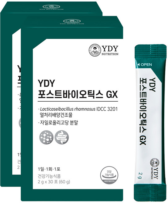 YDY 포스트바이오틱스 GX, 2개, 60g