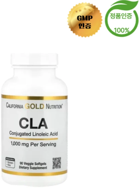 캘리포니아골드뉴트리션 CLA 클라리놀 복합 리놀레산 1000mg 소프트젤 90정, 1개 - 쿠팡