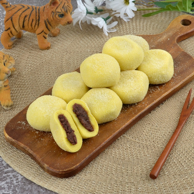 통팥앙금 옛날 찹쌀떡 바나나맛 50g 개별포장 20개입, 20개