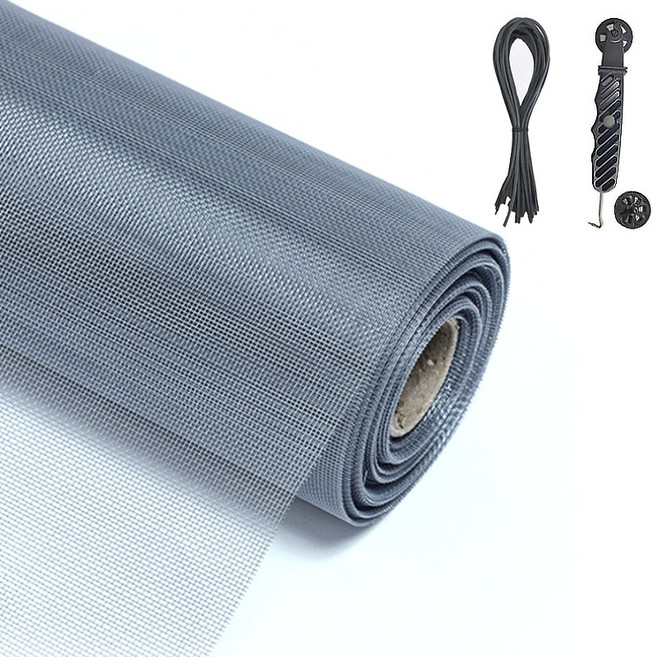 플랜와이 촘촘한 초미세 DIY 모기장 방충망, 1세트