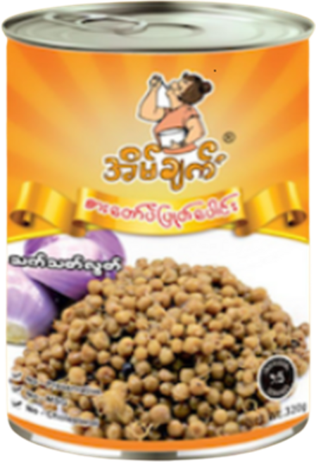 삶은 완두콩 Pae Pyoke 320g 건강 음식, 1개