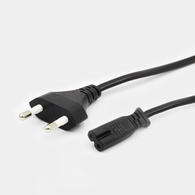 국산 AC 8자코드 케이블, 1개, 0.5m