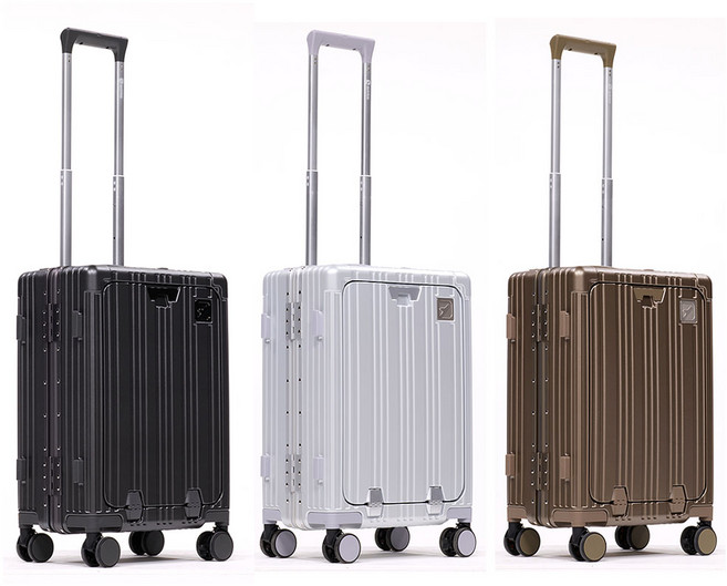 [신일SAYES]고급형 알루미늄 프레임 페르모 금고형 20인치 기내용 캐리어-네임택 증정